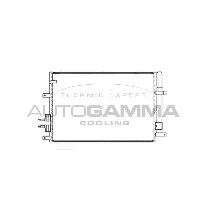 Condenseur, climatisation AUTOGAMMA 103717
