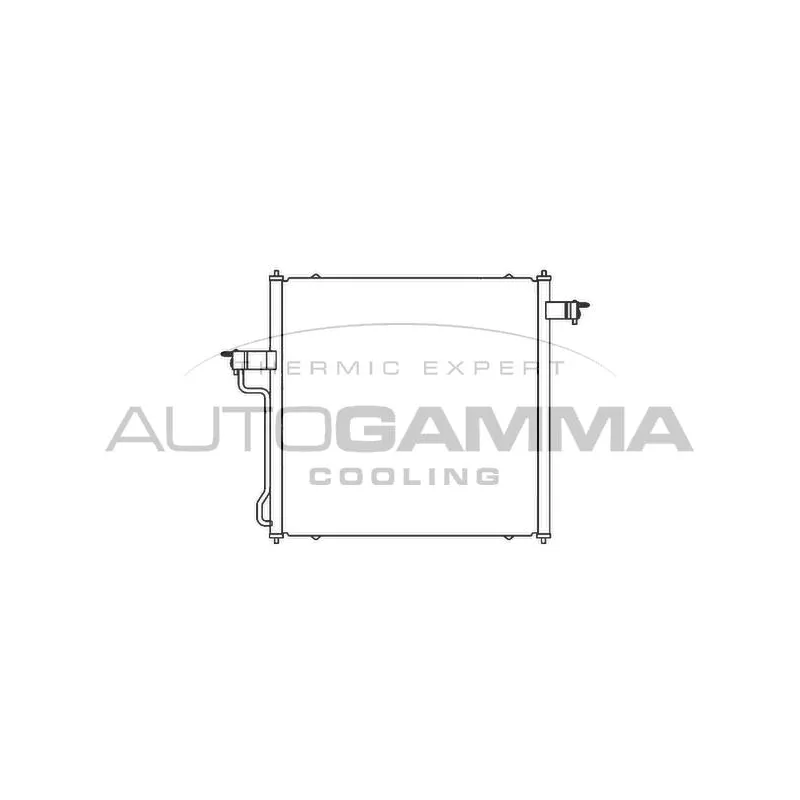 Condenseur, climatisation AUTOGAMMA 103721