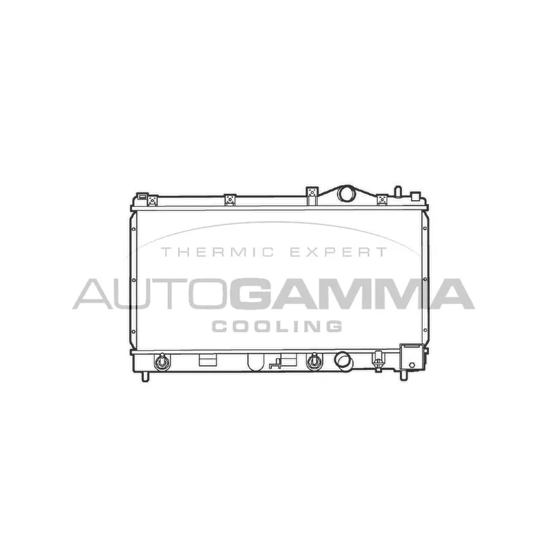 Radiateur, refroidissement du moteur AUTOGAMMA 103734