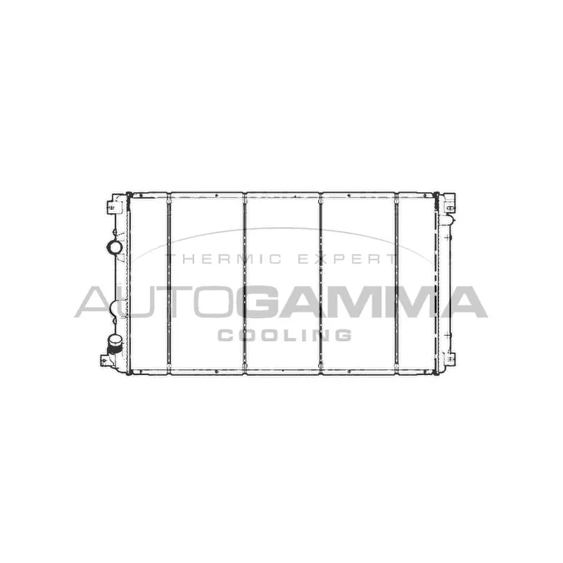Radiateur, refroidissement du moteur AUTOGAMMA 103738