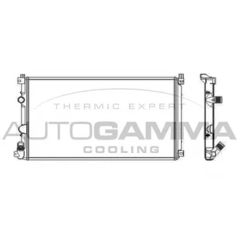Radiateur, refroidissement du moteur AUTOGAMMA 103739