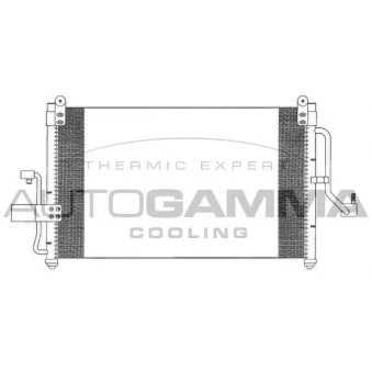 Condenseur, climatisation AUTOGAMMA 103741