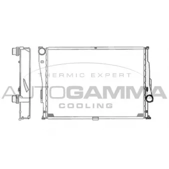Radiateur, refroidissement du moteur AUTOGAMMA 103744