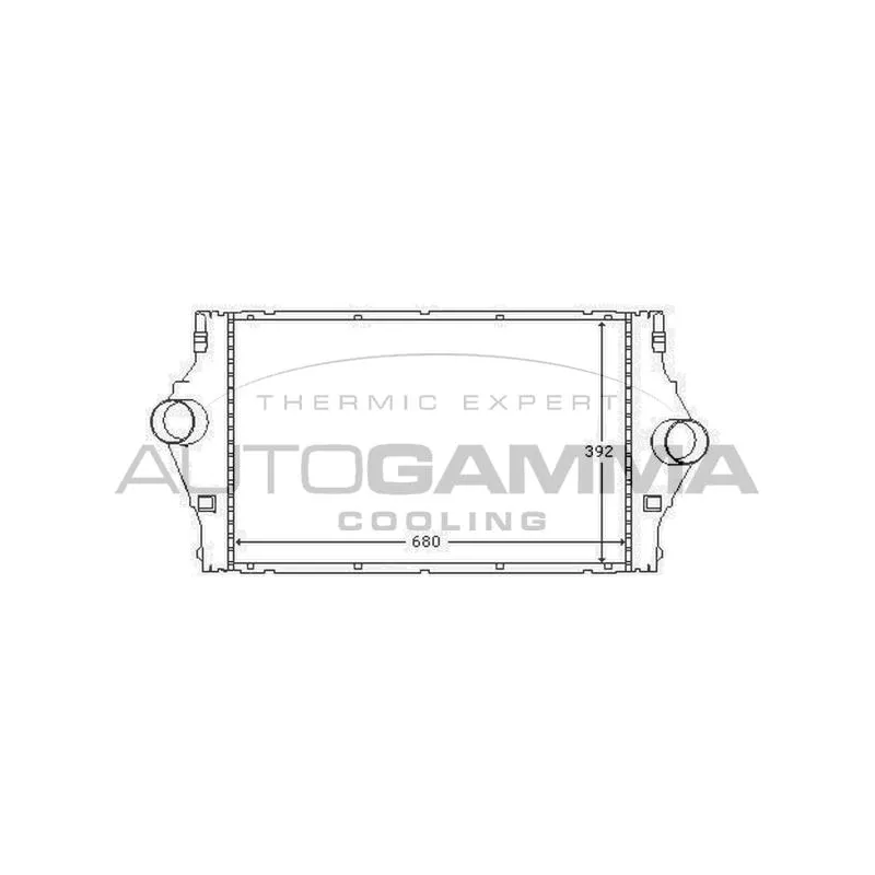 Intercooler, échangeur AUTOGAMMA 103745