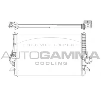 Intercooler, échangeur AUTOGAMMA 103749