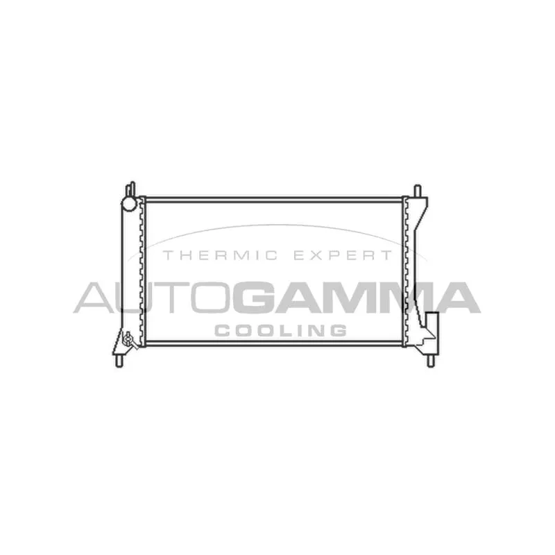 Radiateur, refroidissement du moteur AUTOGAMMA 103760