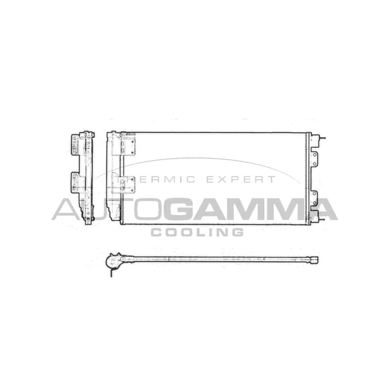 Condenseur, climatisation AUTOGAMMA 103763