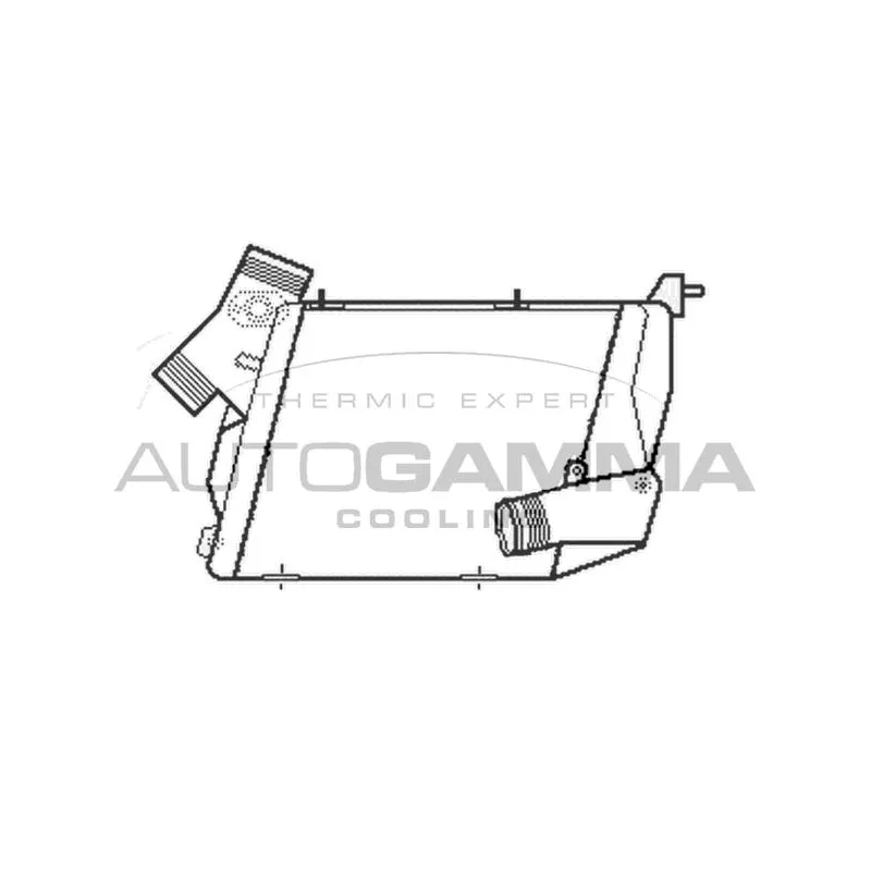 Intercooler, échangeur AUTOGAMMA 103764