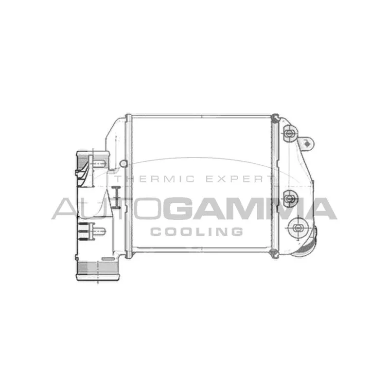 Intercooler, échangeur AUTOGAMMA 103767