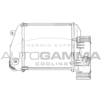 Intercooler, échangeur AUTOGAMMA 103769