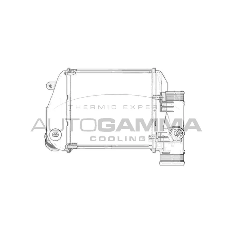 Intercooler, échangeur AUTOGAMMA 103769