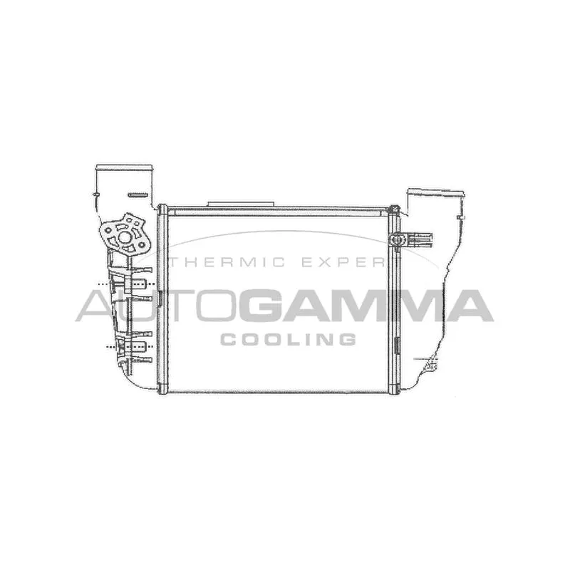 Intercooler, échangeur AUTOGAMMA 103773