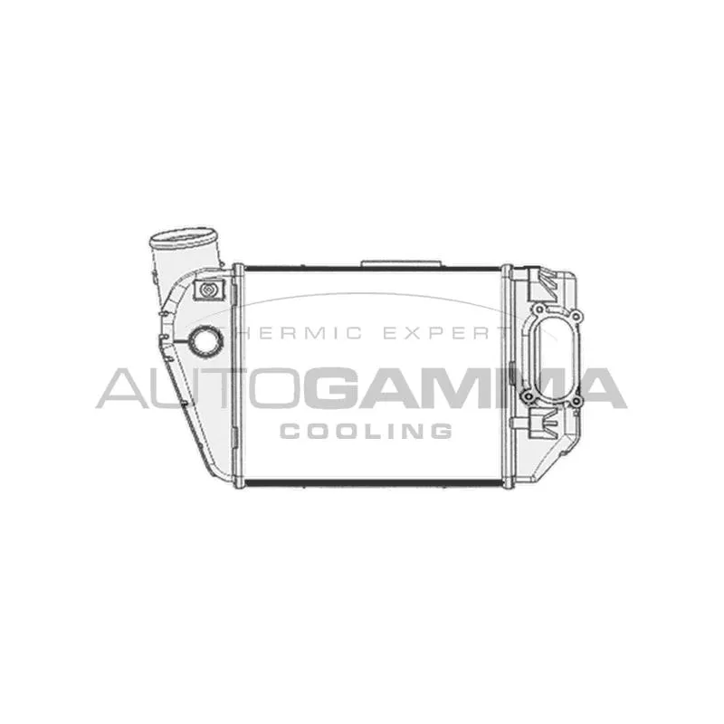 Intercooler, échangeur AUTOGAMMA 103774