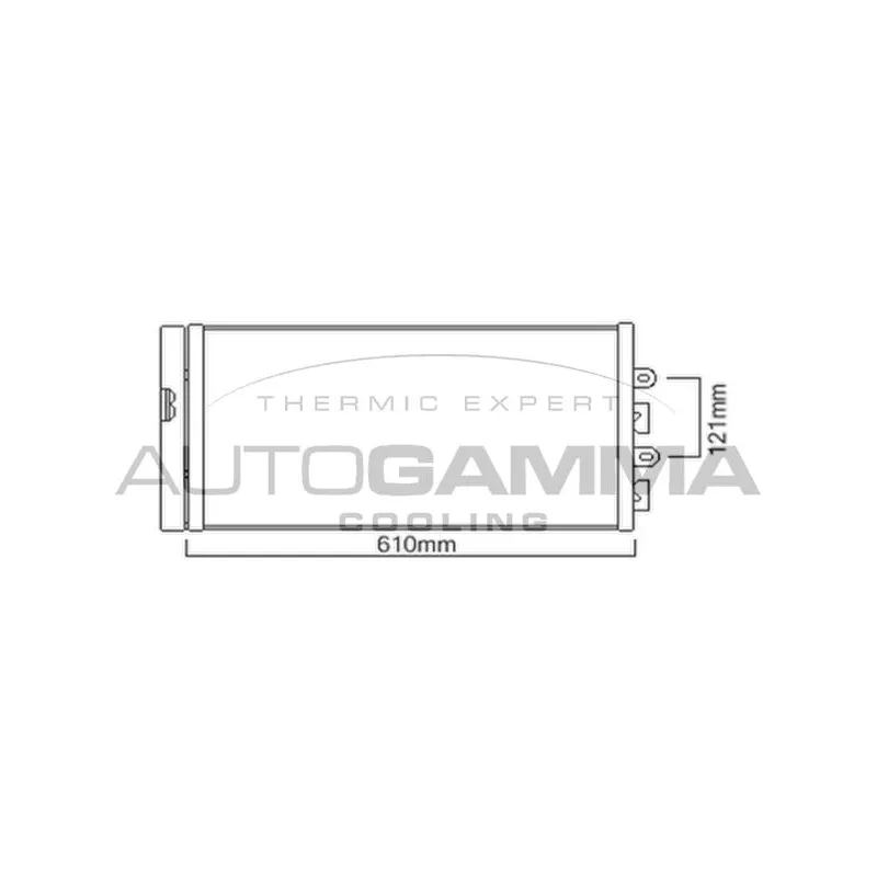 Condenseur, climatisation AUTOGAMMA 103775