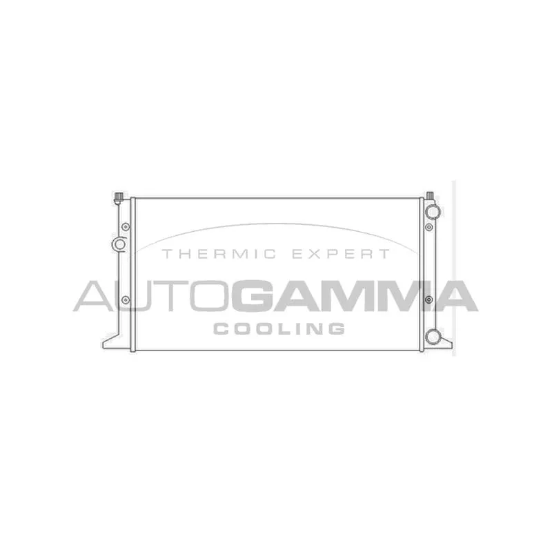 Radiateur, refroidissement du moteur AUTOGAMMA 103778