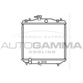Radiateur, refroidissement du moteur AUTOGAMMA 103780