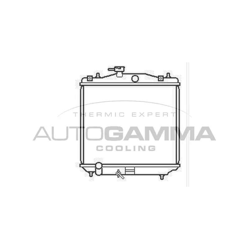 Radiateur, refroidissement du moteur AUTOGAMMA 103780