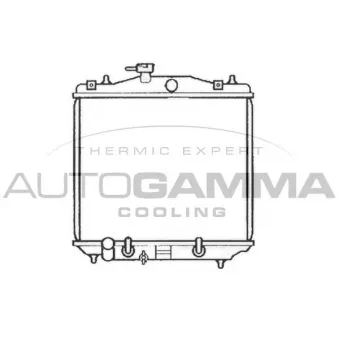 Radiateur, refroidissement du moteur AUTOGAMMA 103781