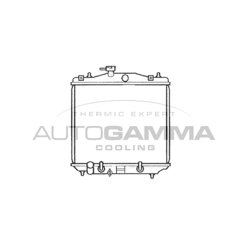 Radiateur, refroidissement du moteur AUTOGAMMA 103781