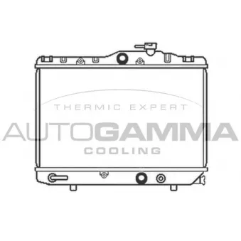 Radiateur, refroidissement du moteur AUTOGAMMA 103782