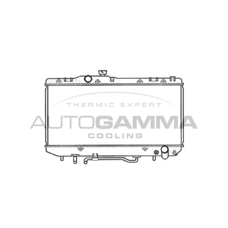 Radiateur, refroidissement du moteur AUTOGAMMA 103783
