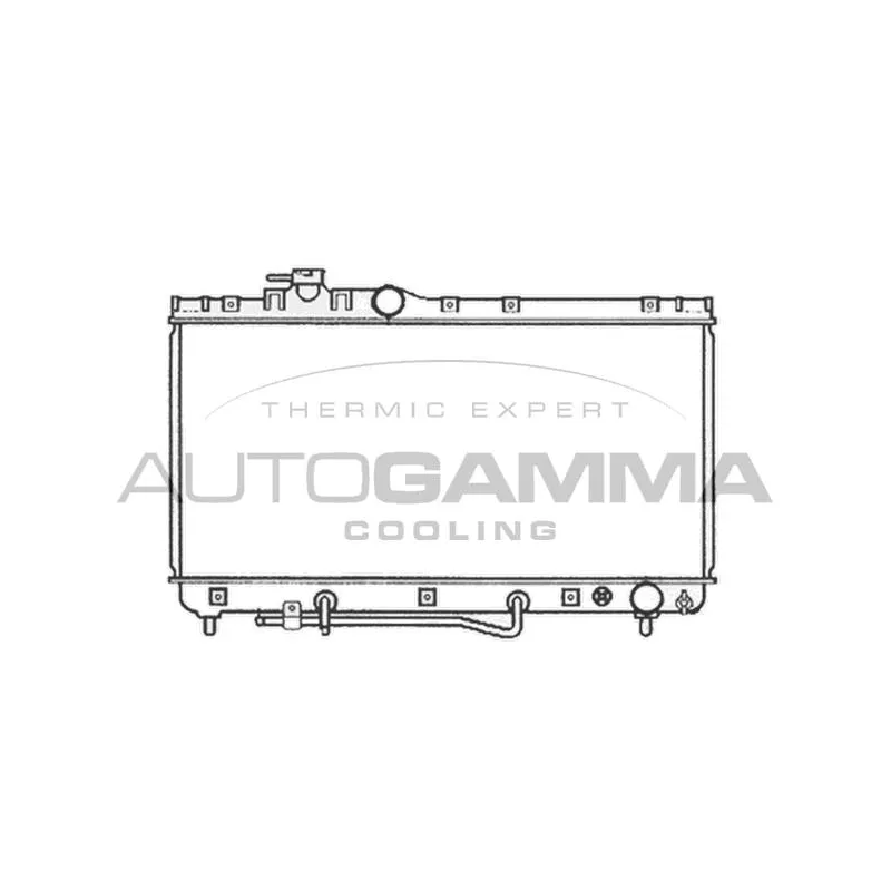 Radiateur, refroidissement du moteur AUTOGAMMA 103785
