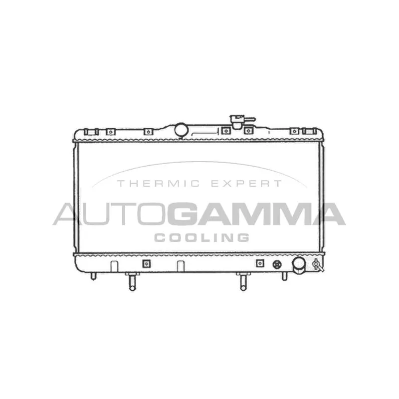 Radiateur, refroidissement du moteur AUTOGAMMA 103786