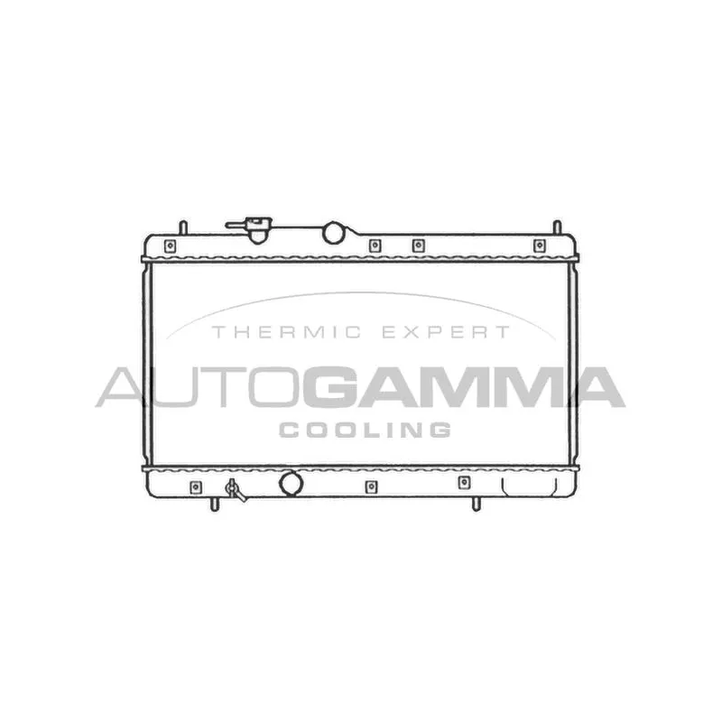 Radiateur, refroidissement du moteur AUTOGAMMA 103788