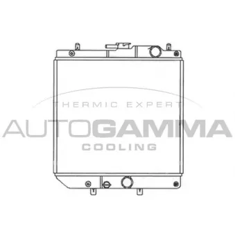 Radiateur, refroidissement du moteur AUTOGAMMA 103789
