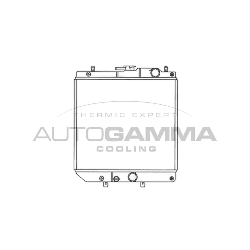 Radiateur, refroidissement du moteur AUTOGAMMA 103789
