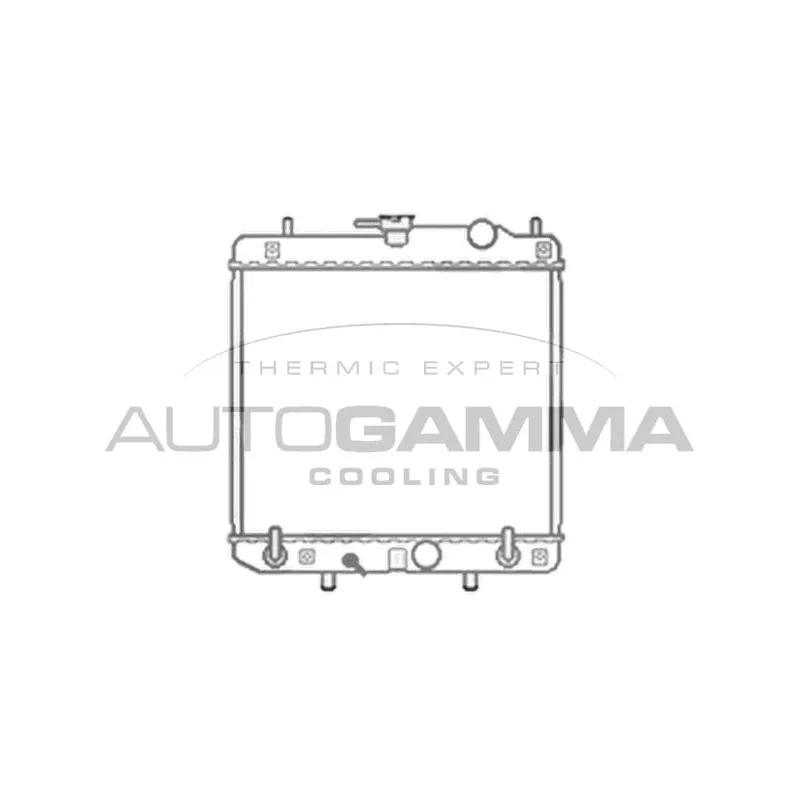 Radiateur, refroidissement du moteur AUTOGAMMA 103791