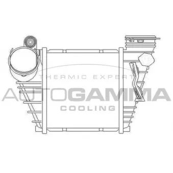 Intercooler, échangeur AUTOGAMMA 103793
