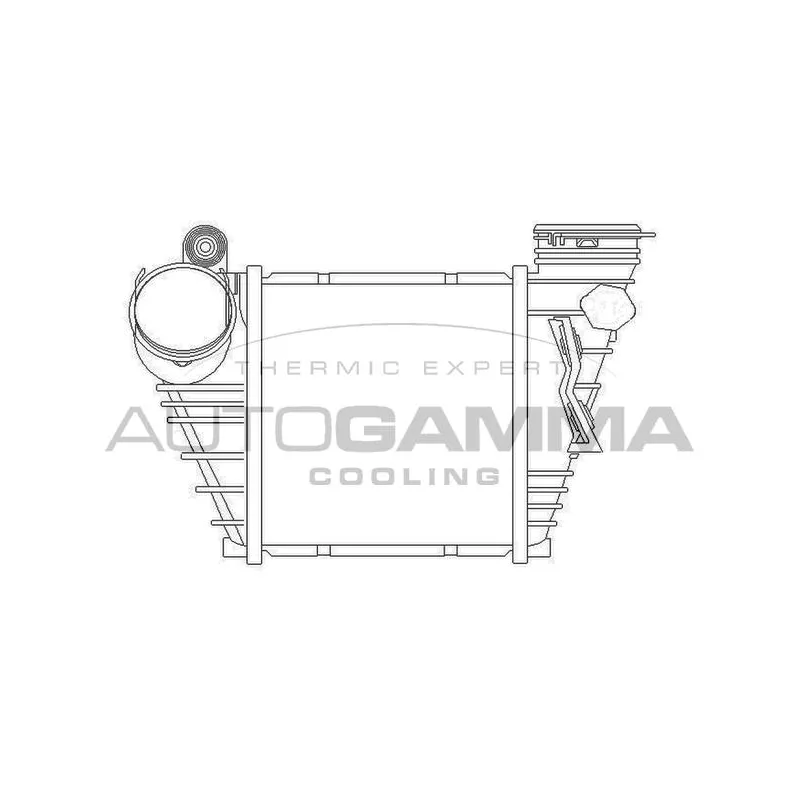 Intercooler, échangeur AUTOGAMMA 103793