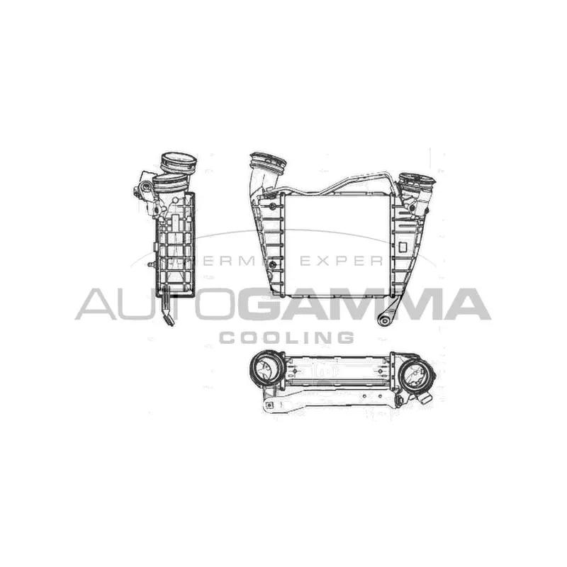 Intercooler, échangeur AUTOGAMMA 103794