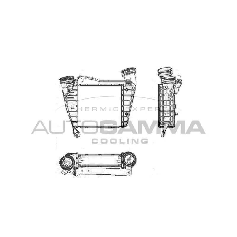 Intercooler, échangeur AUTOGAMMA 103795