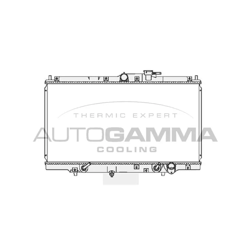 Radiateur, refroidissement du moteur AUTOGAMMA 103796