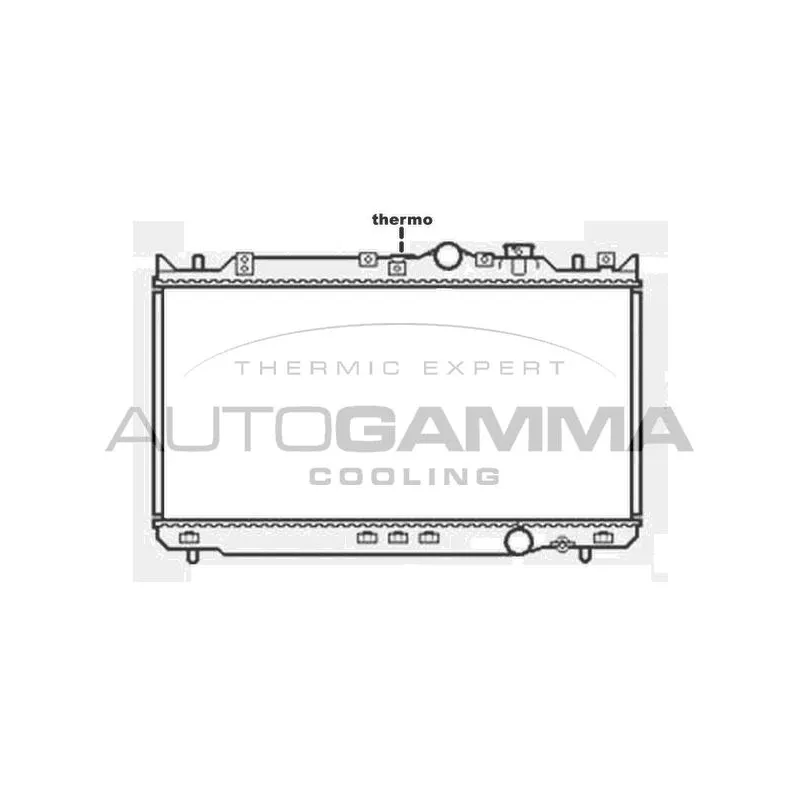 Radiateur, refroidissement du moteur AUTOGAMMA 103802