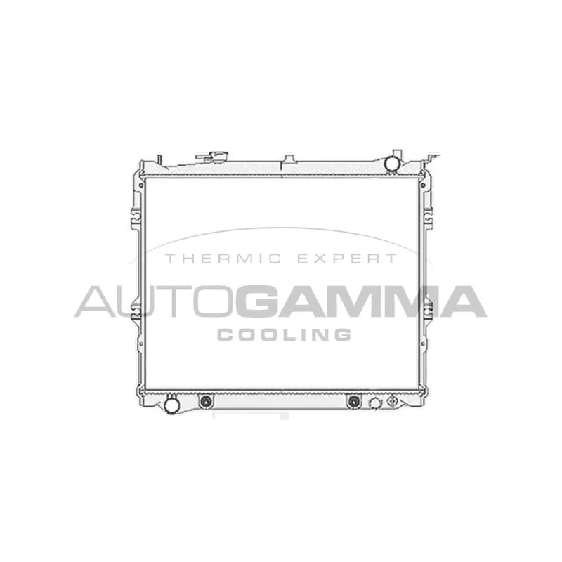 Radiateur, refroidissement du moteur AUTOGAMMA 103804