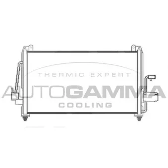 Condenseur, climatisation AUTOGAMMA 103809