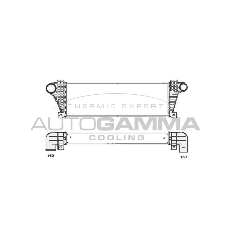Intercooler, échangeur AUTOGAMMA 103811