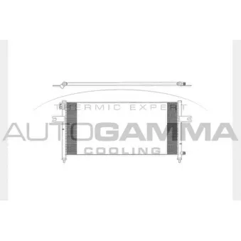 Condenseur, climatisation AUTOGAMMA 103812