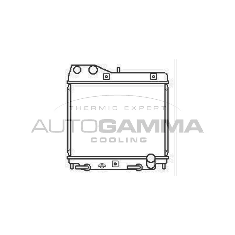 Radiateur, refroidissement du moteur AUTOGAMMA 103815