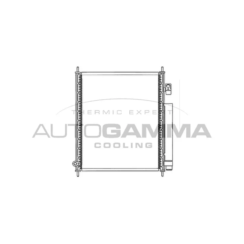 Condenseur, climatisation AUTOGAMMA 103816