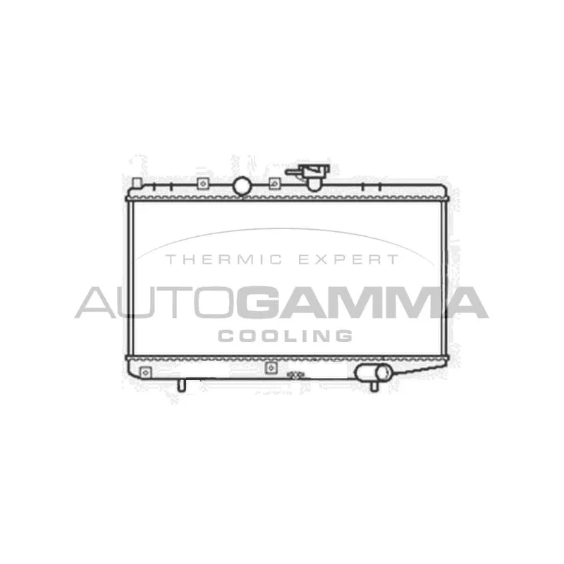 Radiateur, refroidissement du moteur AUTOGAMMA 103817
