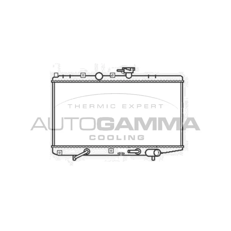 Radiateur, refroidissement du moteur AUTOGAMMA 103818
