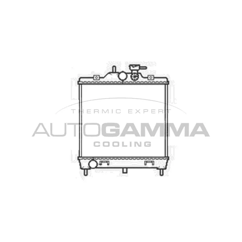 Radiateur, refroidissement du moteur AUTOGAMMA 103820