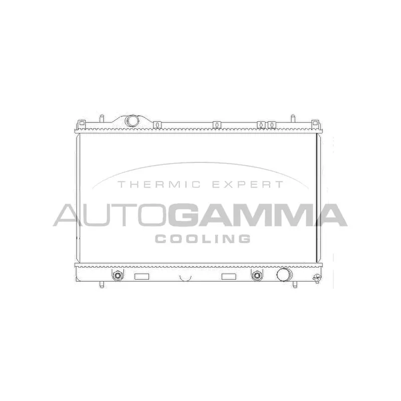 Radiateur, refroidissement du moteur AUTOGAMMA 103824