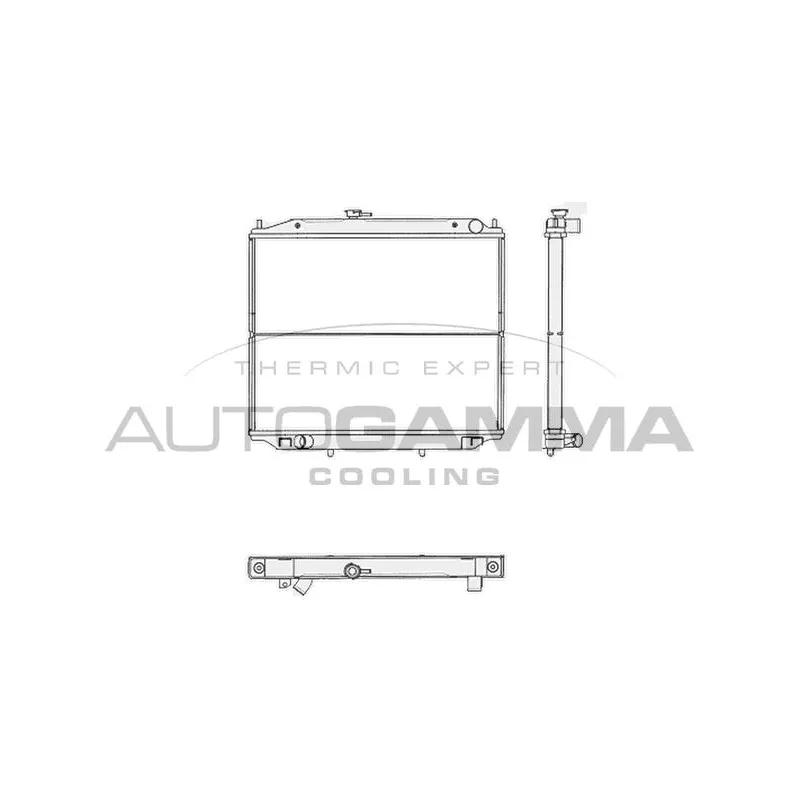 Radiateur, refroidissement du moteur AUTOGAMMA 103825