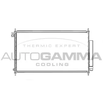 Condenseur, climatisation AUTOGAMMA 103827