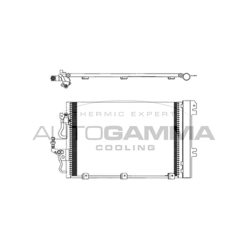 Condenseur, climatisation AUTOGAMMA 103828